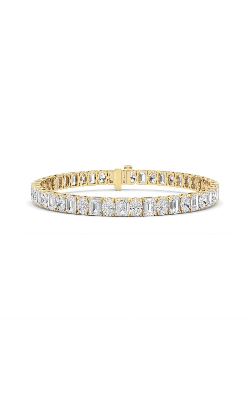 14K White Gold Bracelet KJ01091B.EM-15-21F