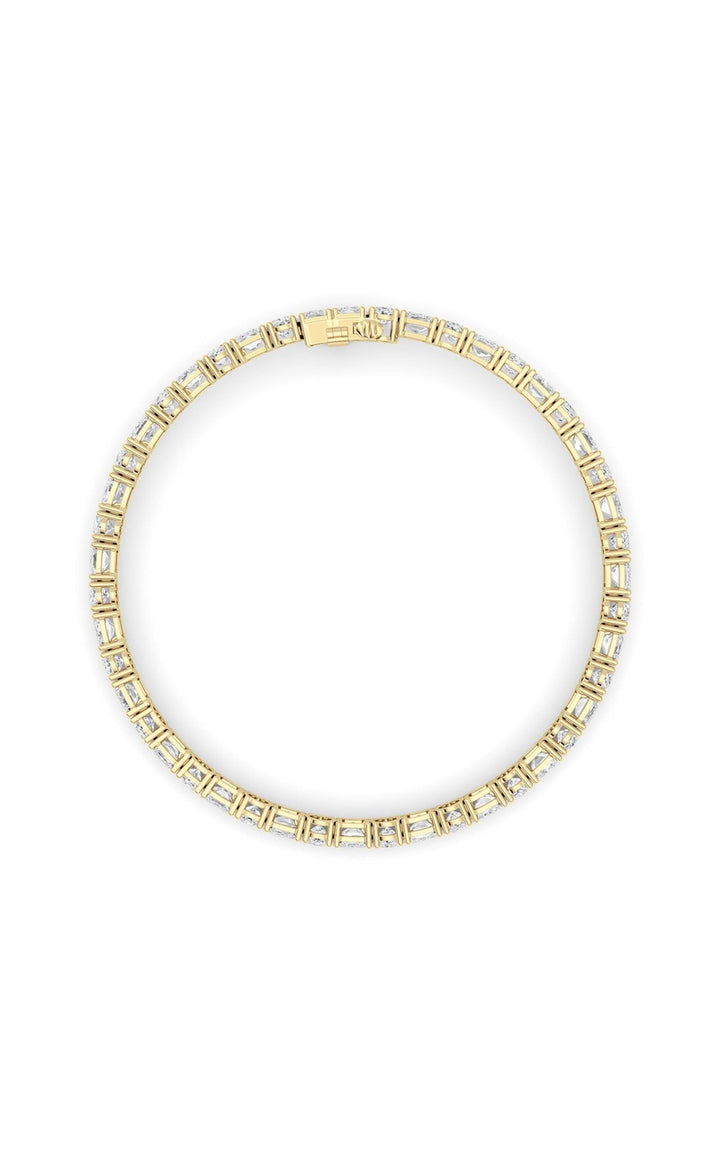 14K White Gold Bracelet KJ01091B.EM-15-21F