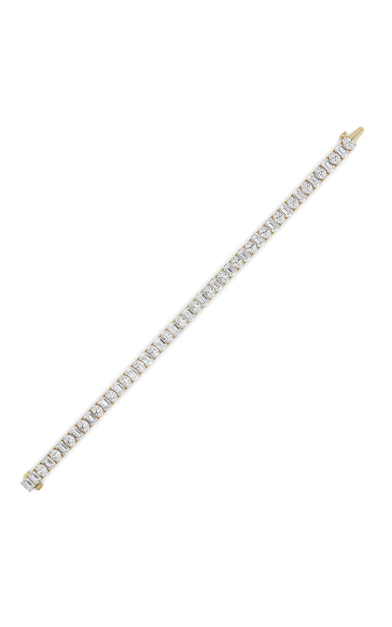 14K White Gold Bracelet KJ01091B.EM-15-21F
