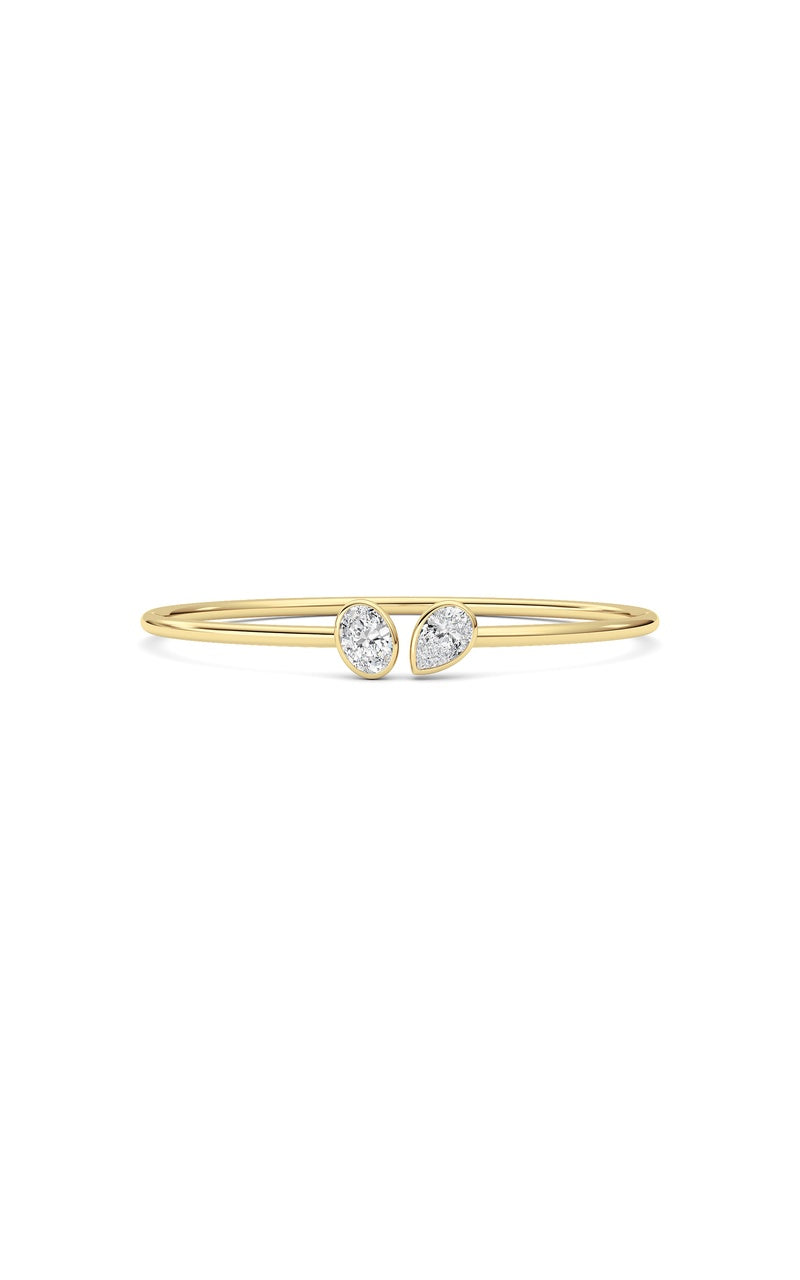 14K White Gold Bracelet KJ02362A.OV-2-21F