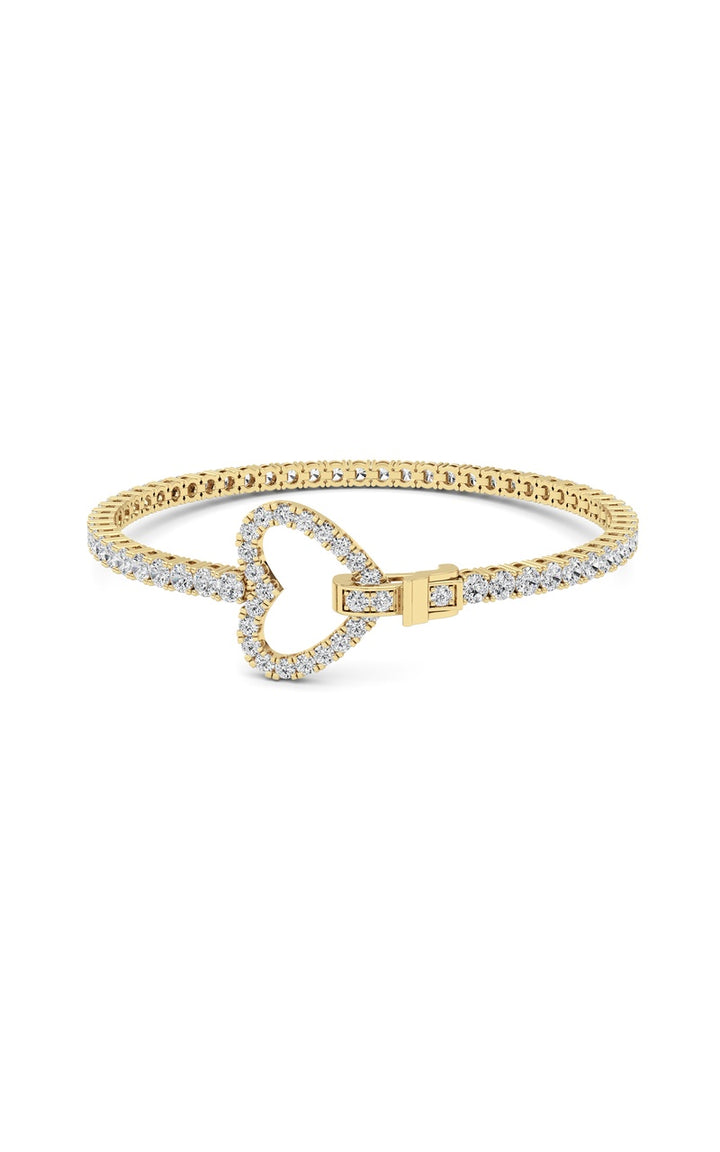14K White Gold Bracelet KJ02792B.RD-5-21F