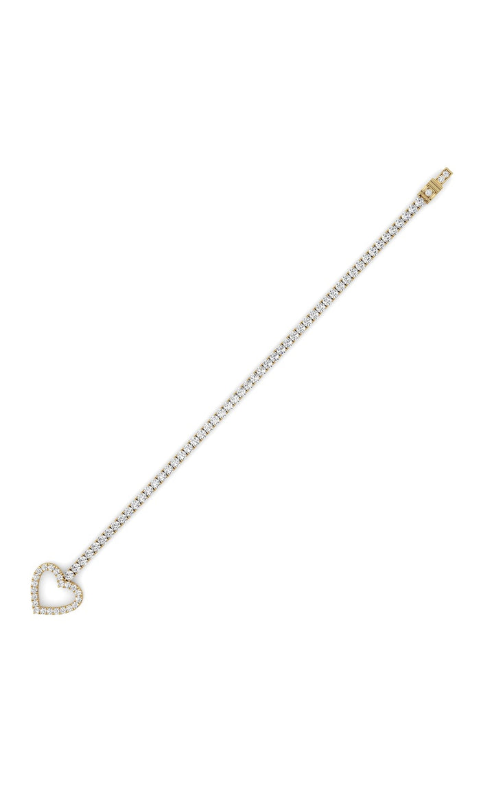 14K White Gold Bracelet KJ02792B.RD-5-21F
