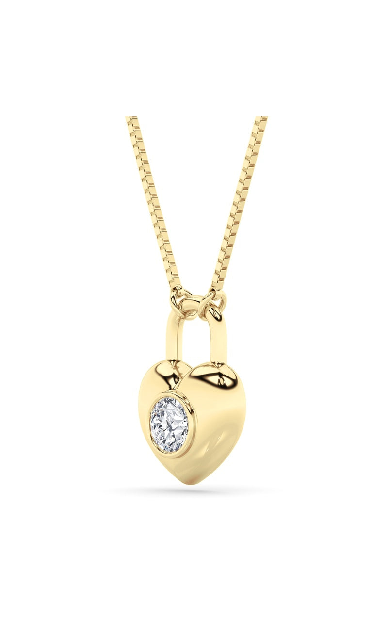 14K Yellow Gold Necklace KJ02570N.RD-0.5-22F