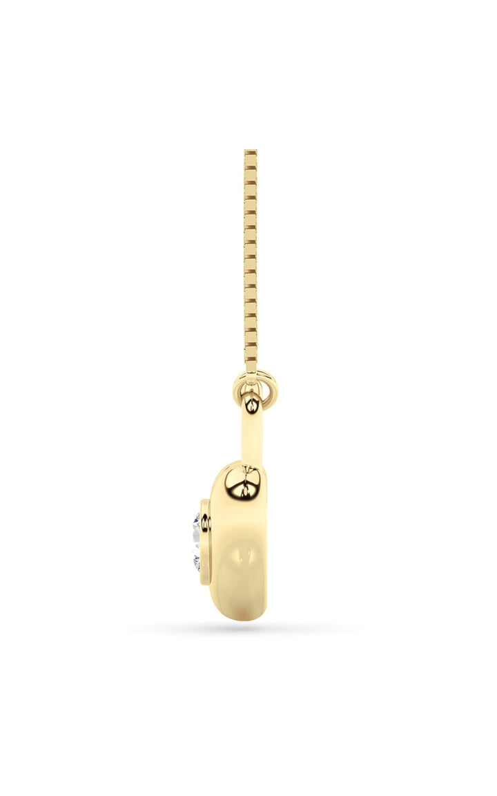 14K Yellow Gold Necklace KJ02570N.RD-0.5-22F