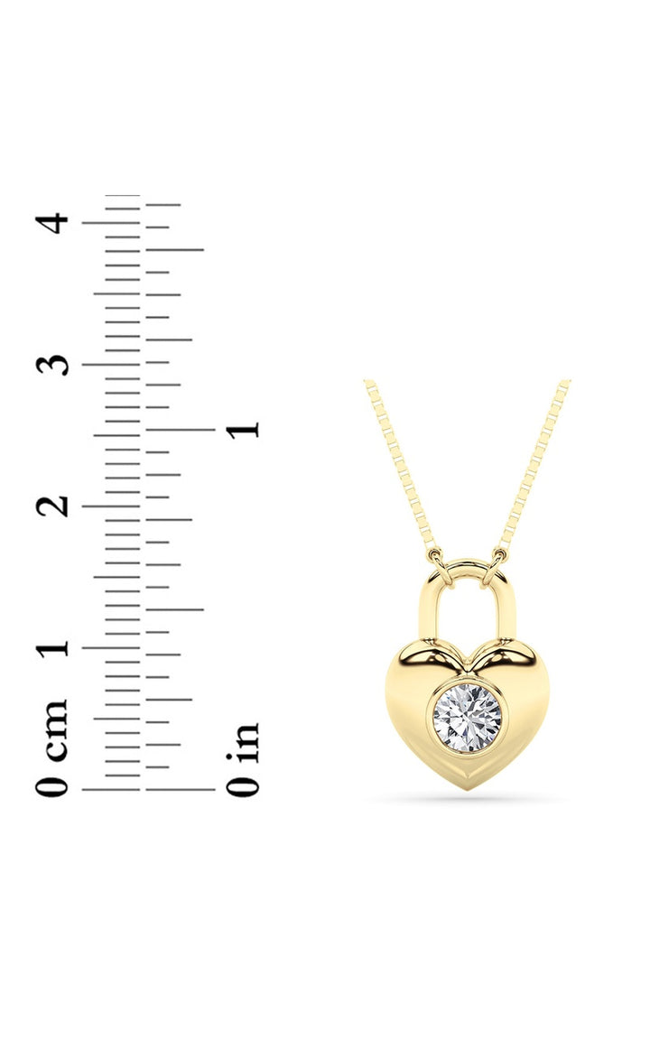 14K Yellow Gold Necklace KJ02570N.RD-0.5-22F