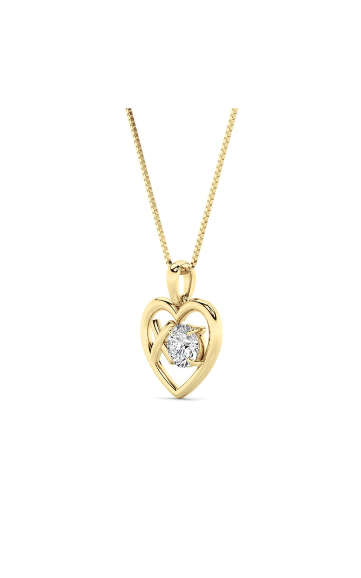 14K Yellow Gold Necklace KJ02701P.RD-1-22F
