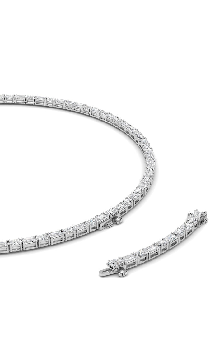 14K White Gold Necklace KJ02900N.EM-25-21F