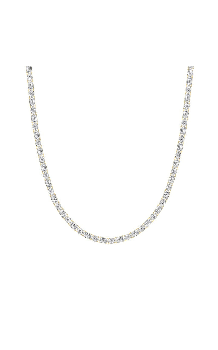 14K White Gold Necklace KJ02900N.EM-25-21F