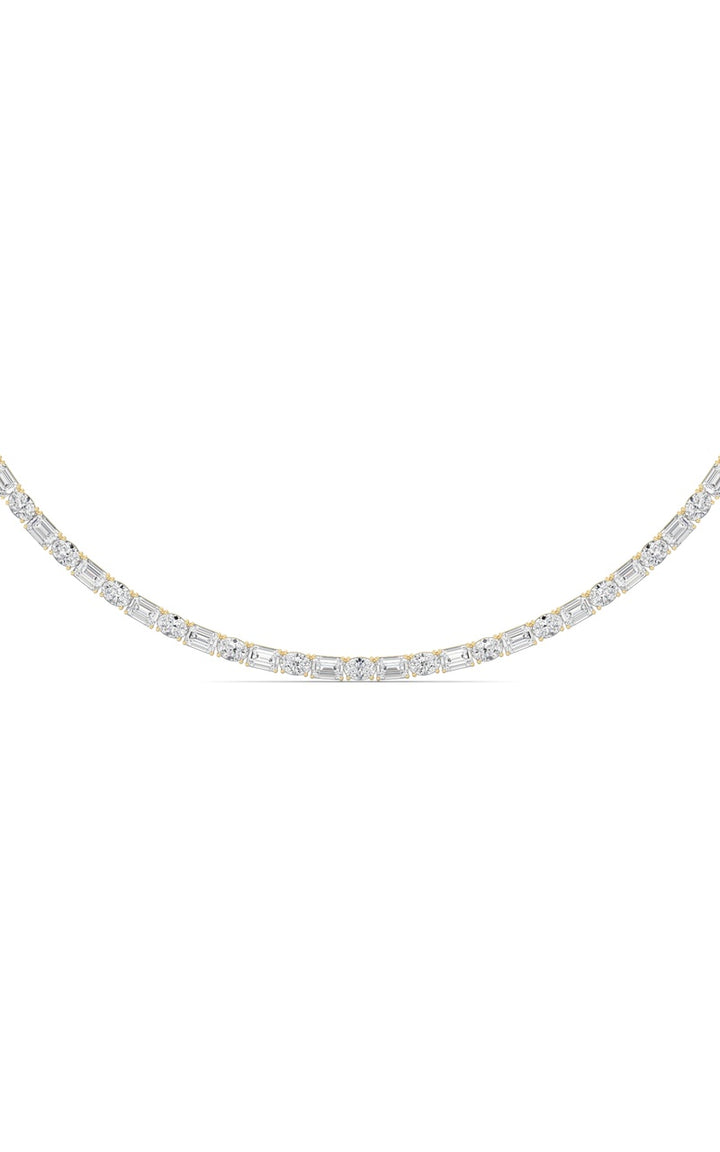 14K White Gold Necklace KJ02900N.EM-25-21F
