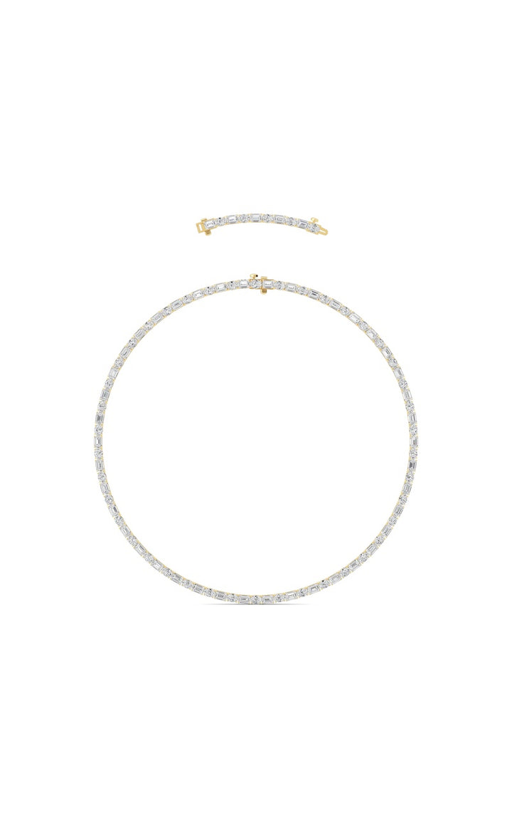 14K White Gold Necklace KJ02900N.EM-25-21F