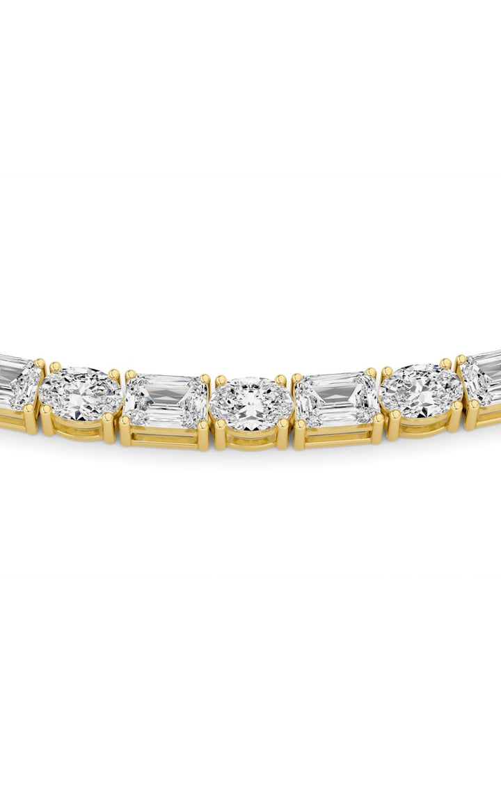14K White Gold Necklace KJ02900N.EM-25-21F