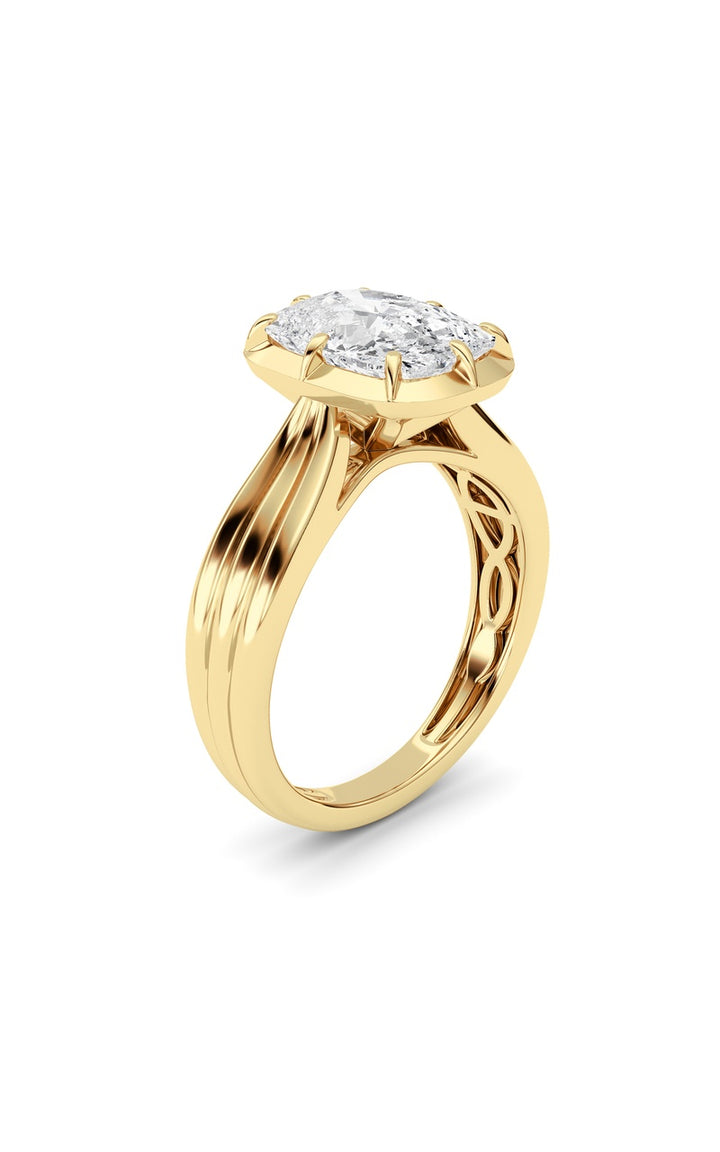 14K Yellow Gold Ring KJ02491R.CE-3-22F