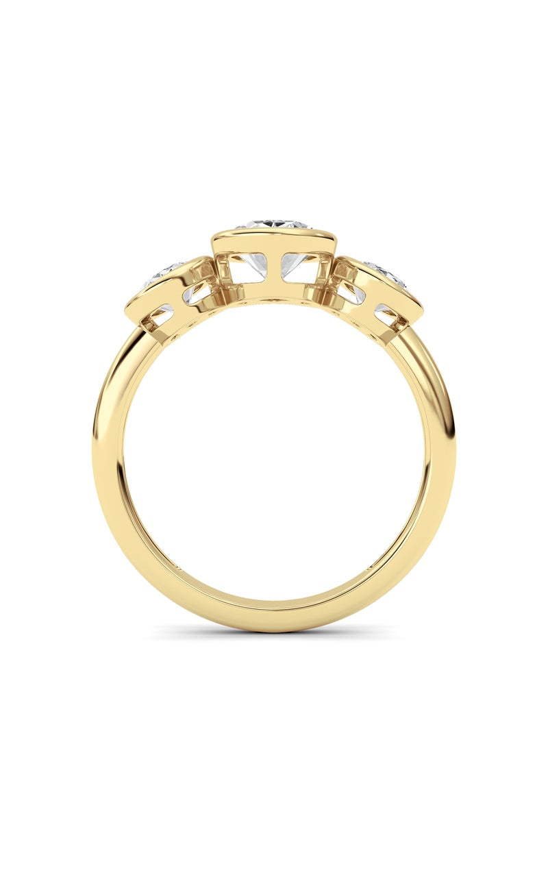 14K Yellow Gold Ring KJ02697R.OV-2-22F