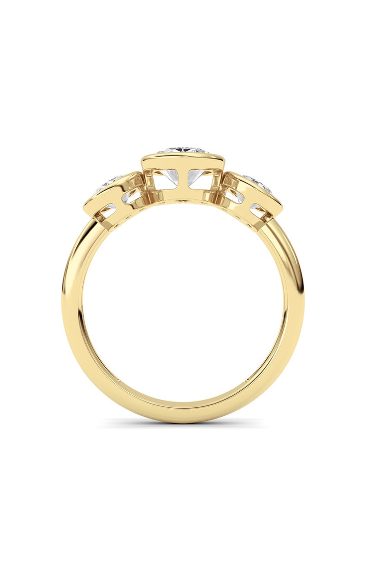 14K Yellow Gold Ring KJ02697R.OV-2-22F