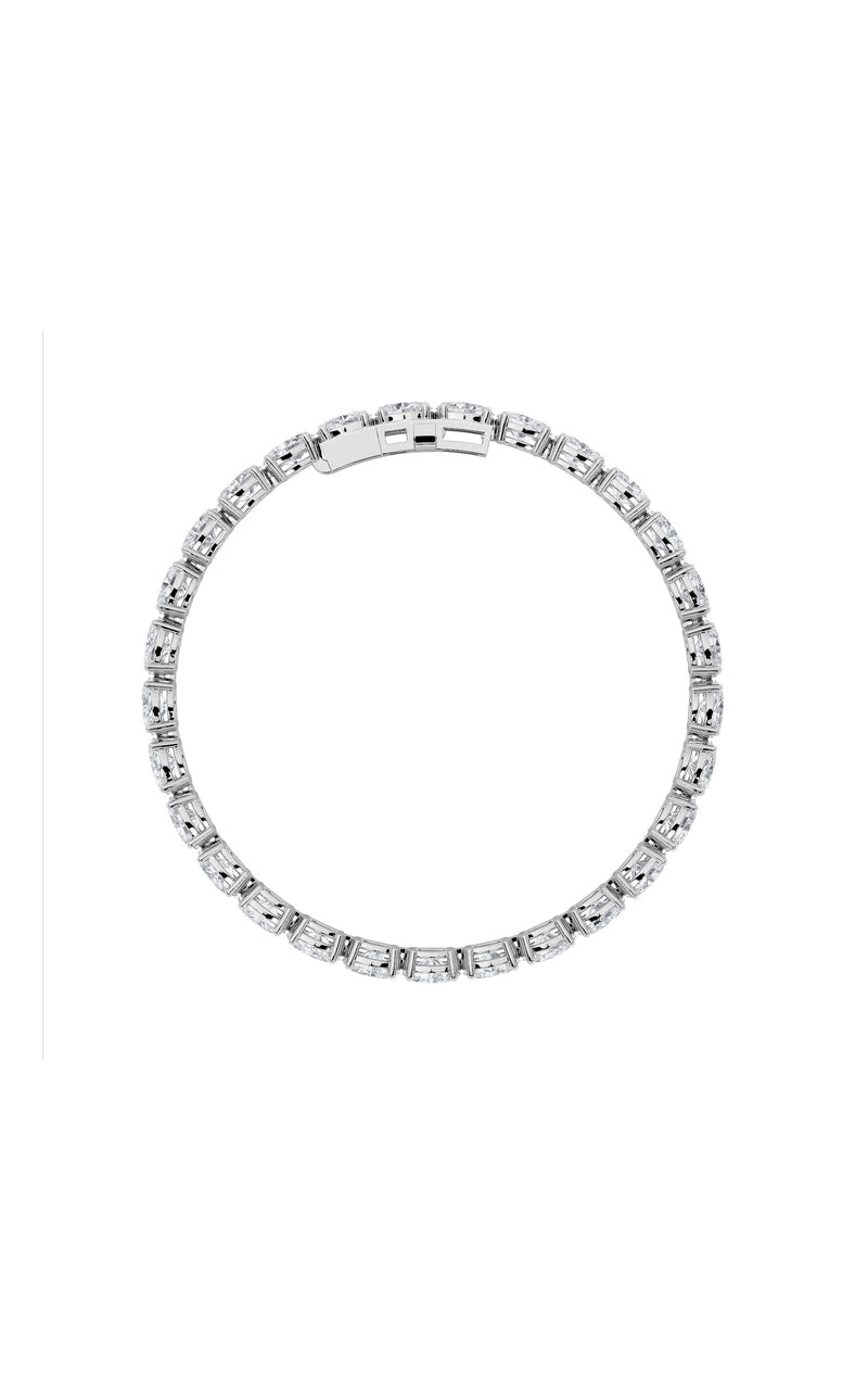 14K White Gold Bracelet KJ01991B.OV-12-21F