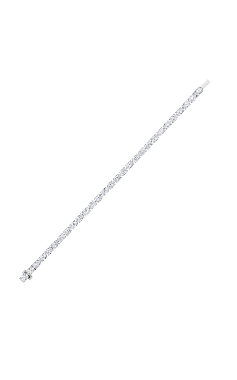 14K White Gold Bracelet KJ01991B.OV-12-21F