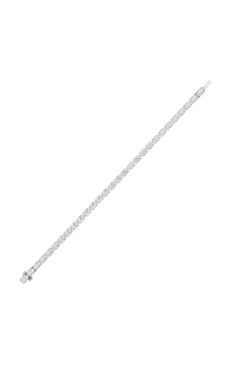 14K White Gold Bracelet KJ01991B.OV-15-21F