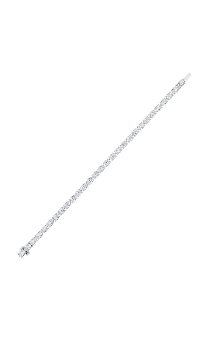 14K White Gold Bracelet KJ01991B.OV-15-21F