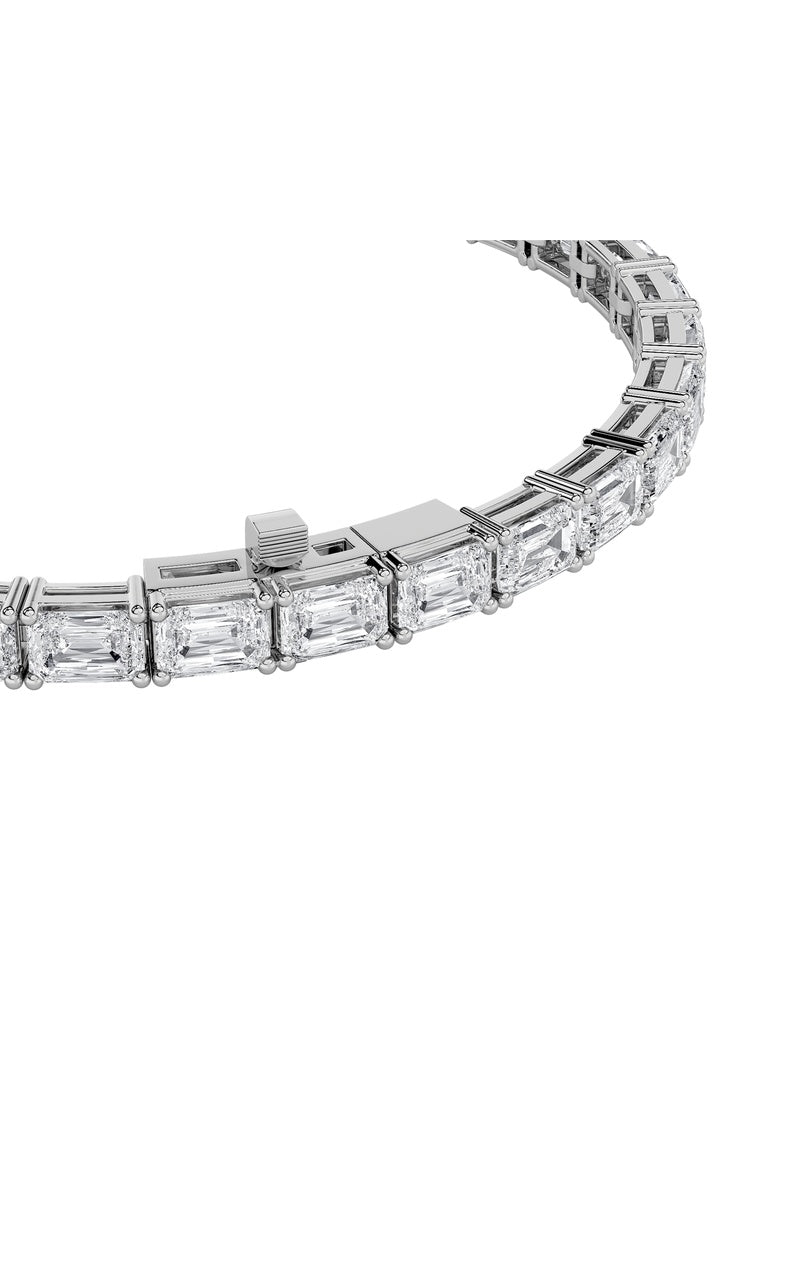 14K White Gold Bracelet KJ01991B.RA-18-21F