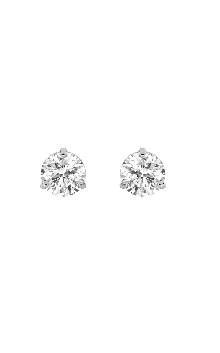 14K White Gold Earring KJ00206E3.RD-1-21F