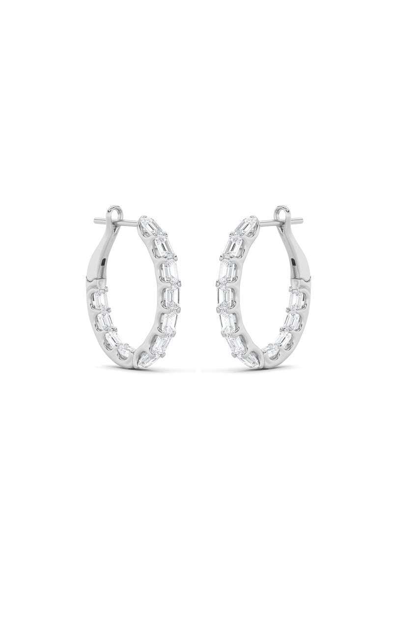 14K White Gold Earring KJ00227H.EM-4-21F