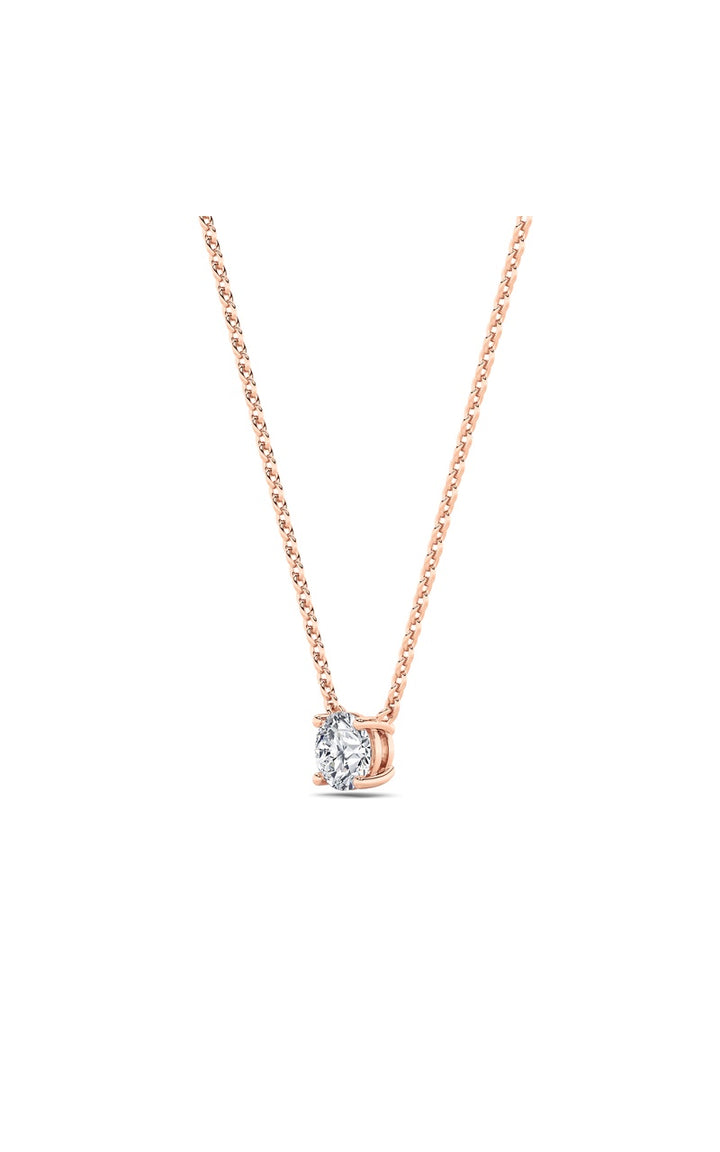 1.5Cttw Round Shaped Lab Grown Diamond (F/VS)  Necklace in 14K Gold