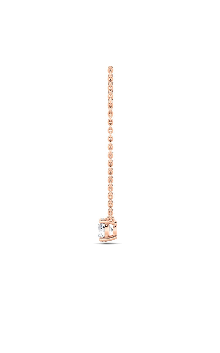 1.5Cttw Round Shaped Lab Grown Diamond (F/VS)  Necklace in 14K Gold