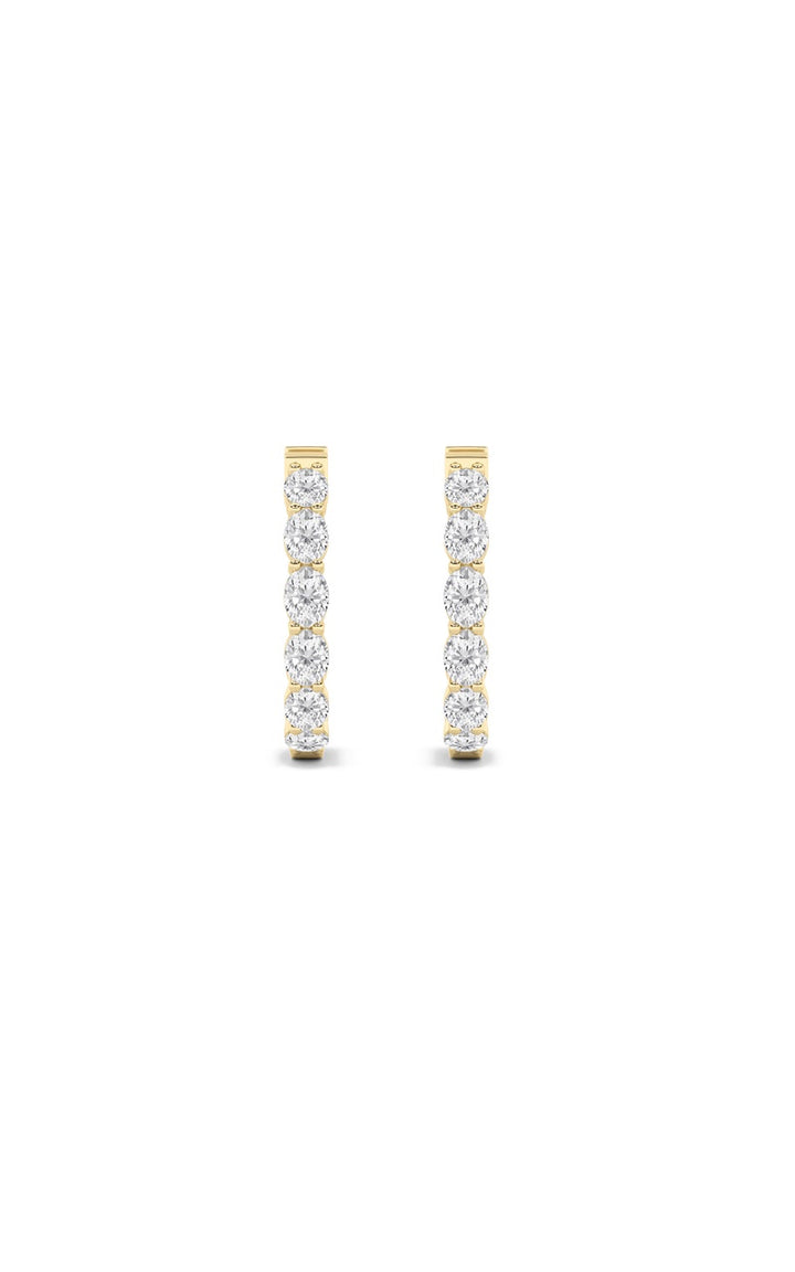 14K White Gold Earring KJ00179H.OV-4-21F