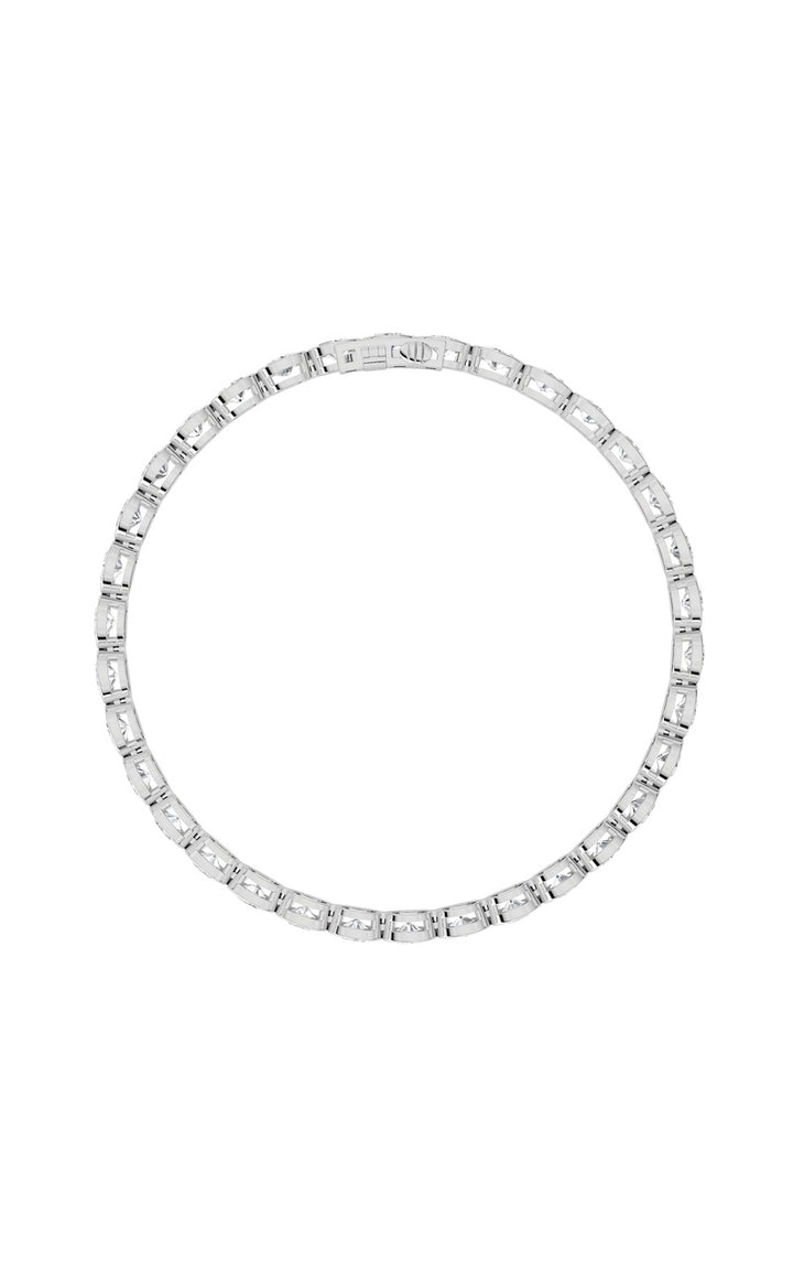 14K White Gold Bracelet KJ01856B.OV-5-21F