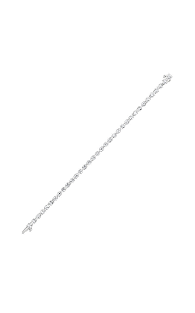 14K White Gold Bracelet KJ01856B.OV-5-21F