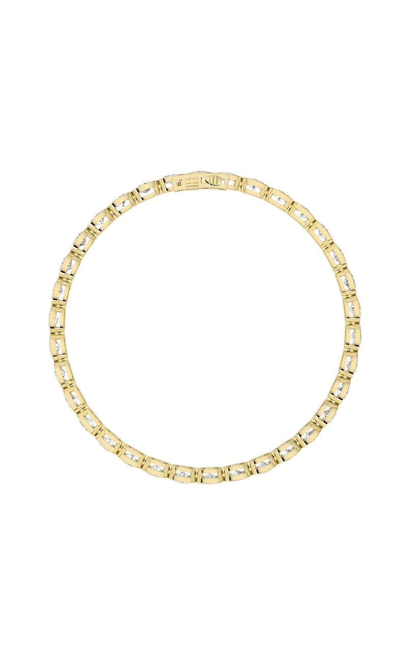 14K White Gold Bracelet KJ01856B.OV-5-21F