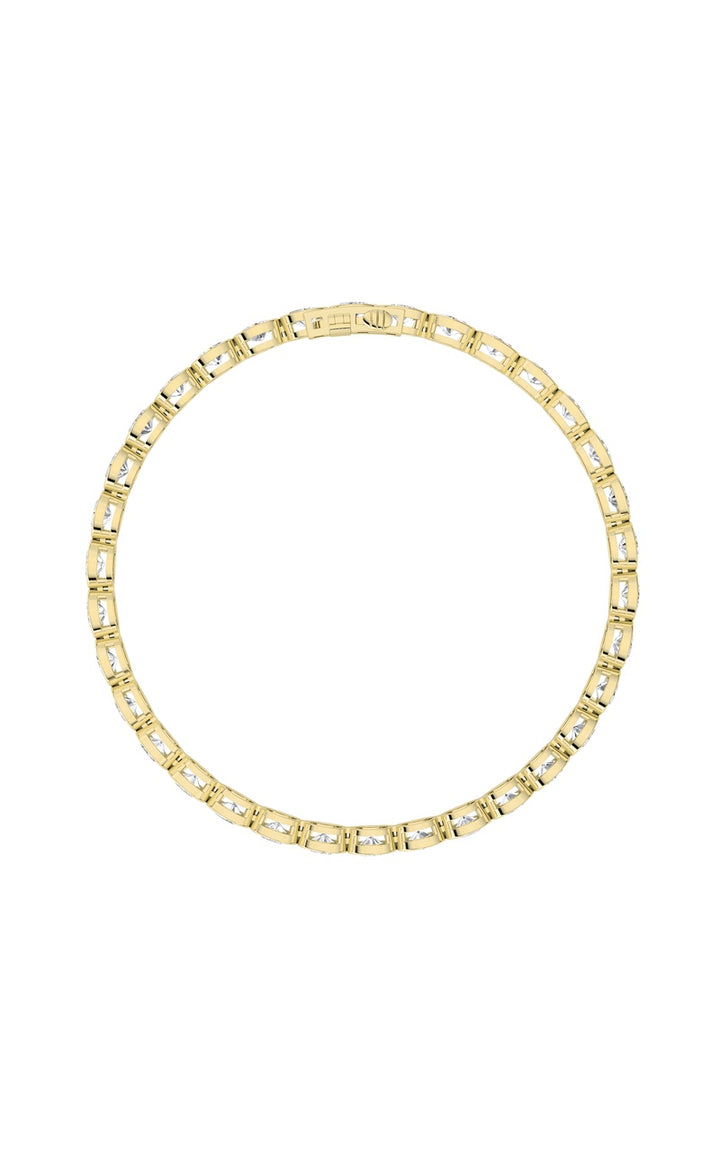 14K White Gold Bracelet KJ01856B.OV-5-21F