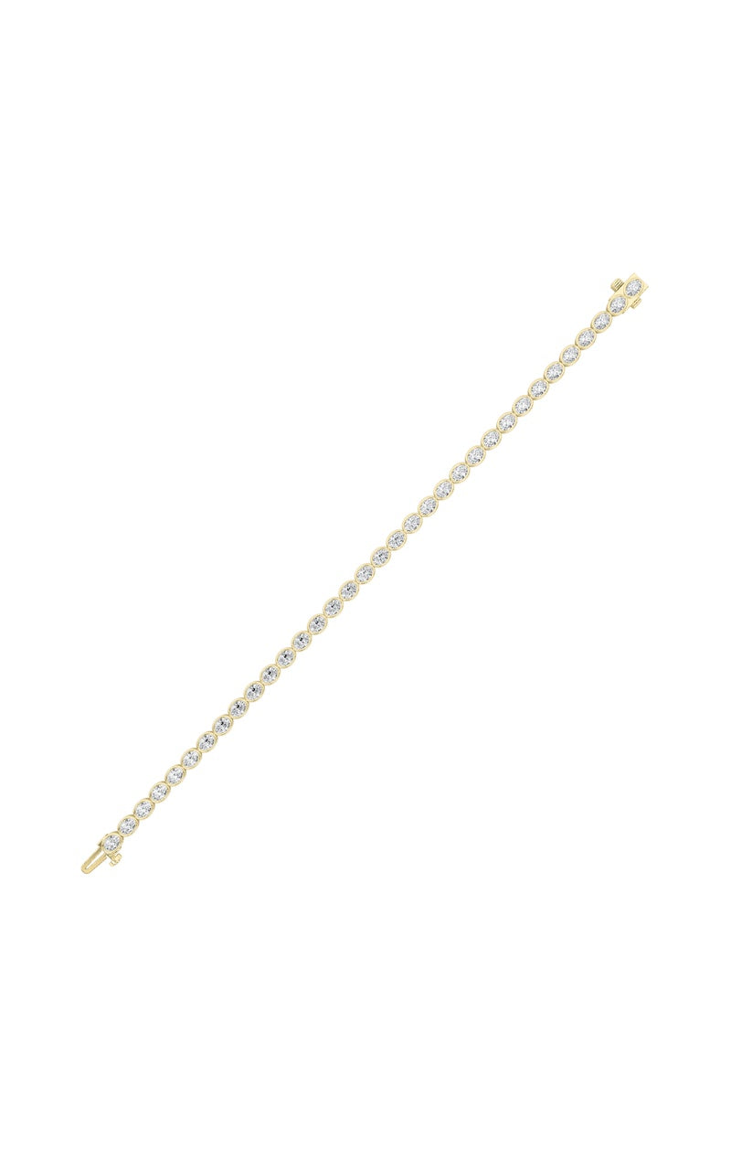14K White Gold Bracelet KJ01856B.OV-5-21F