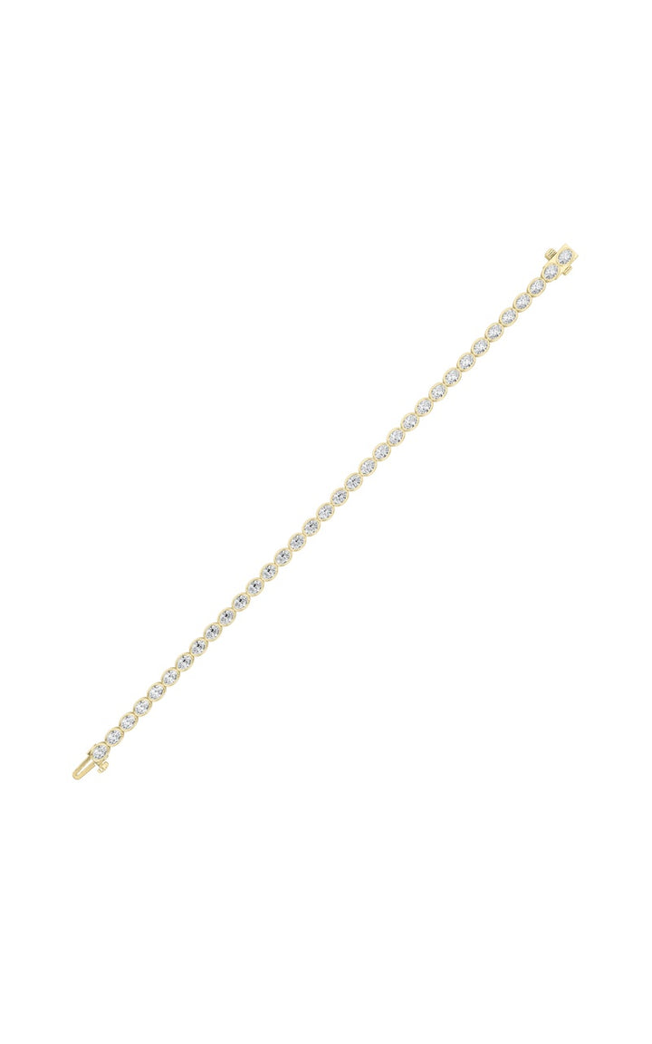 14K White Gold Bracelet KJ01856B.OV-5-21F