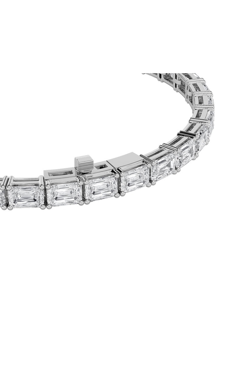 14K White Gold Bracelet KJ01991B.EM-5-21F