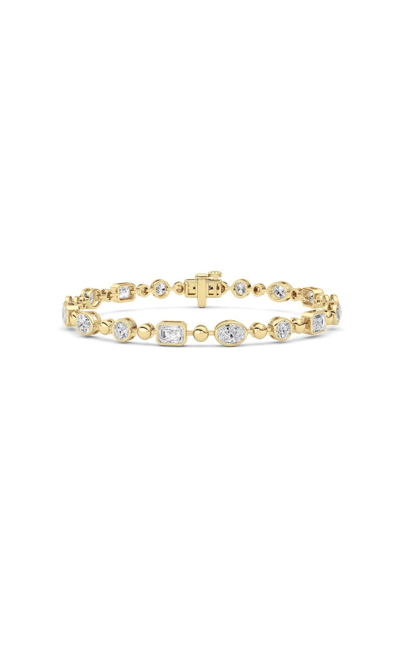 14K White Gold Bracelet KJ03210B.MX-5-21F
