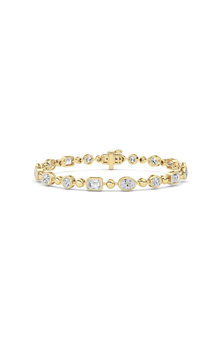 14K White Gold Bracelet KJ03210B.MX-5-21F