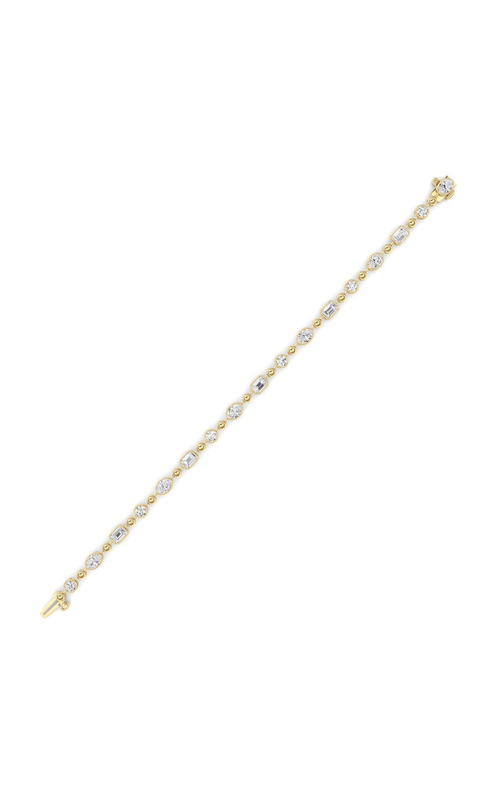 14K White Gold Bracelet KJ03210B.MX-5-21F
