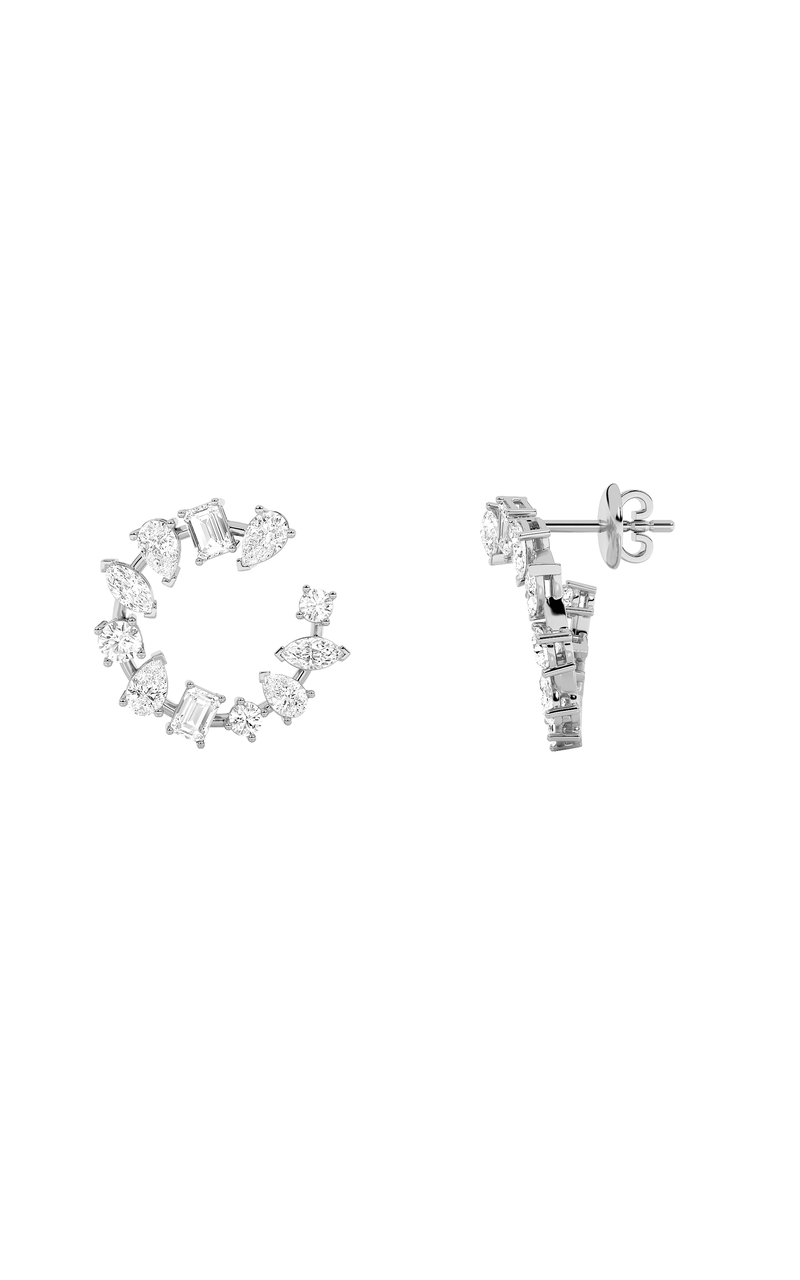 14K White Gold Earring KJ00061E.MX-5-21F