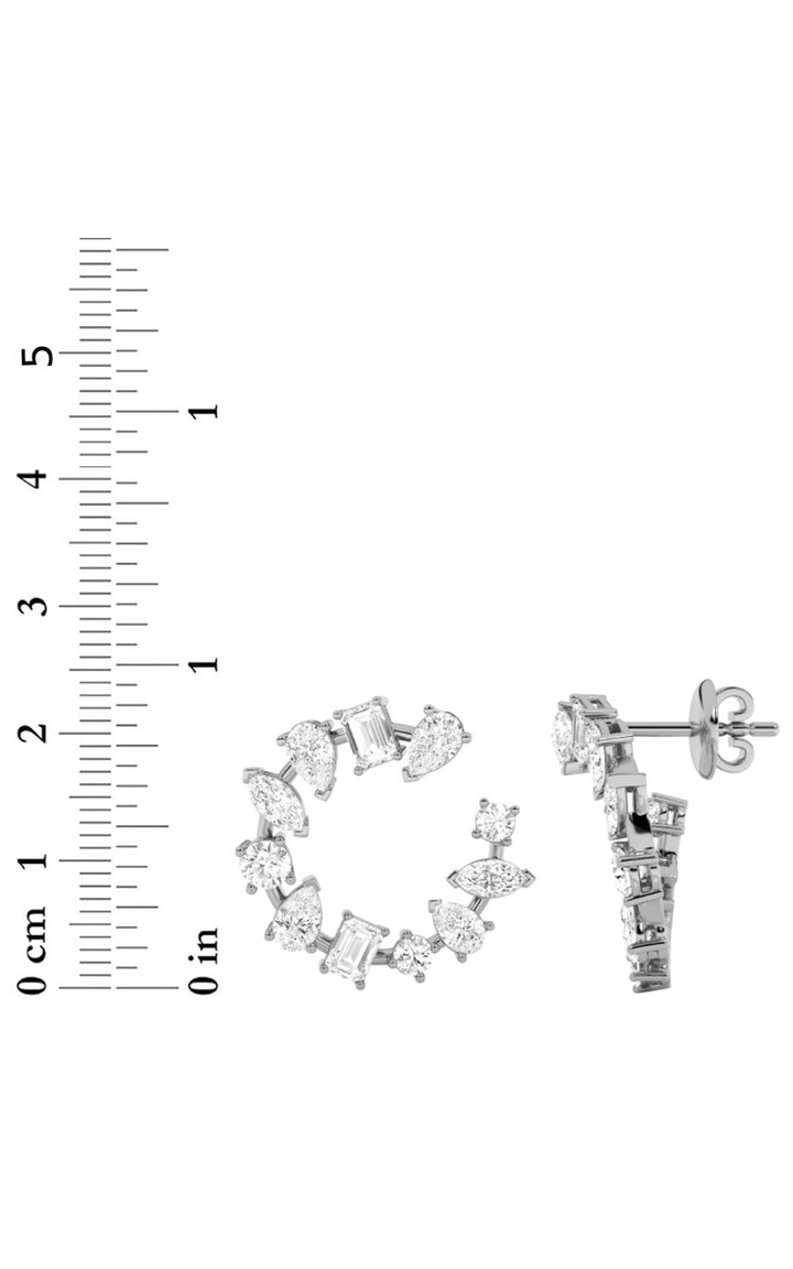 14K White Gold Earring KJ00061E.MX-5-21F