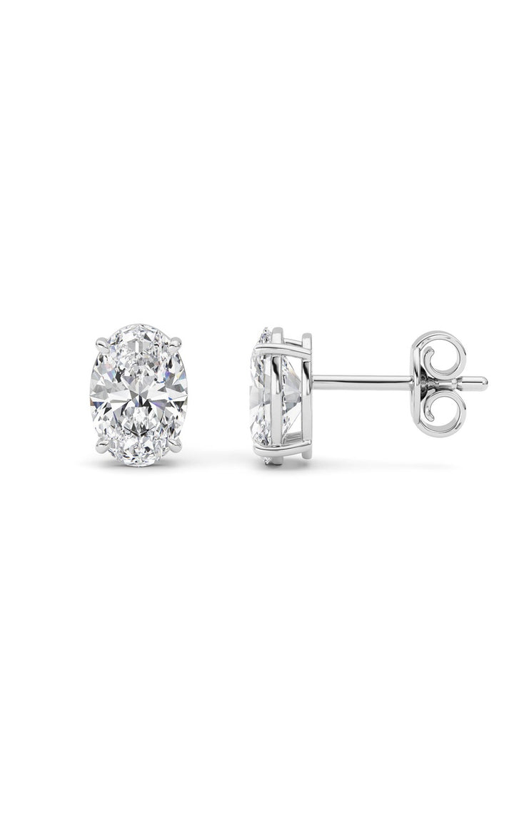 14K White Gold Earring KJ00206E.OV-4-21F