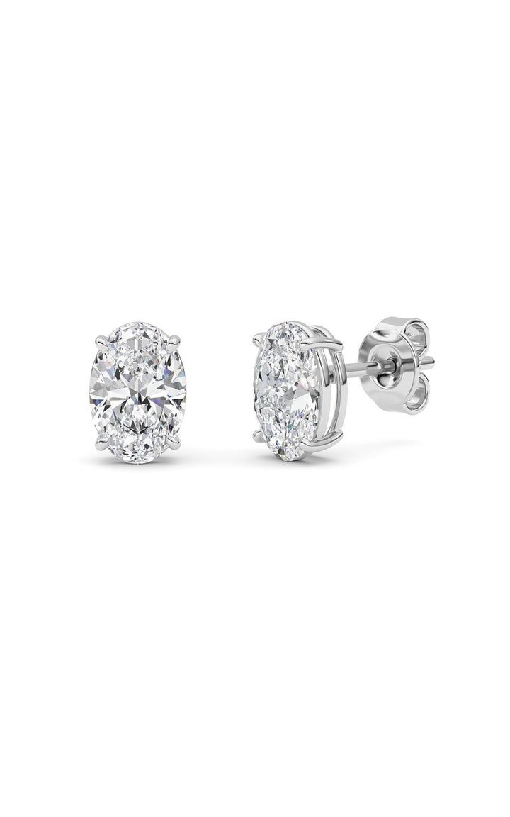 14K White Gold Earring KJ00206E.OV-4-21F