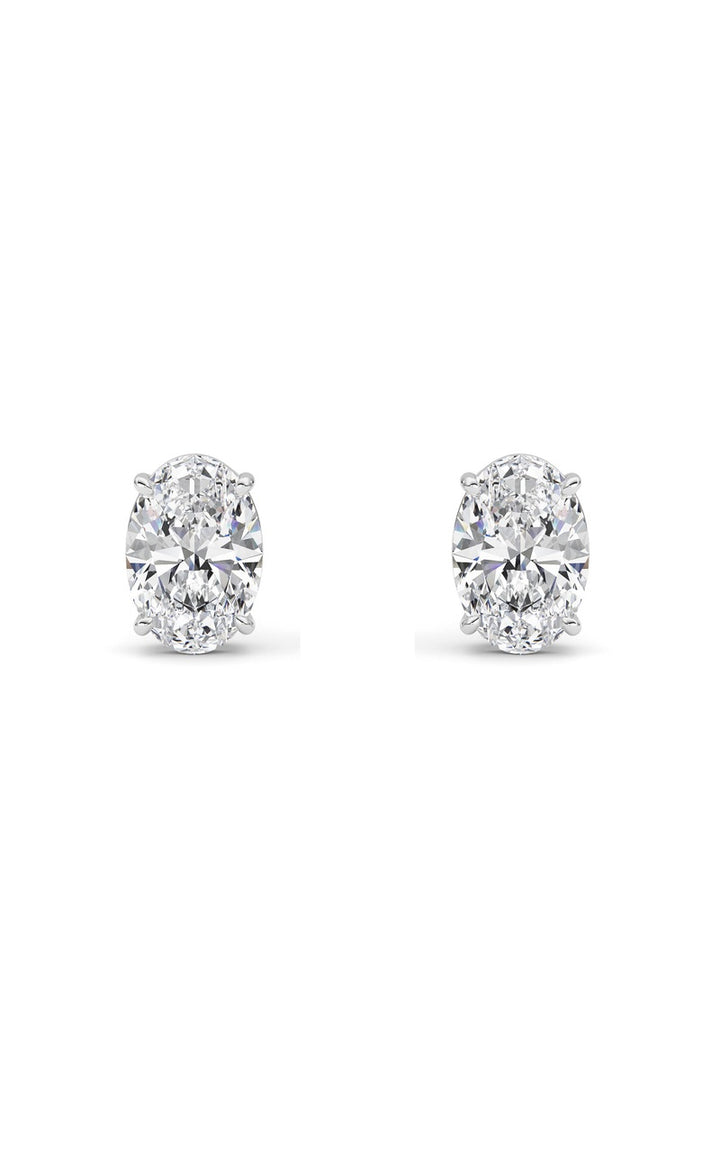 14K White Gold Earring KJ00206E.OV-4-21F