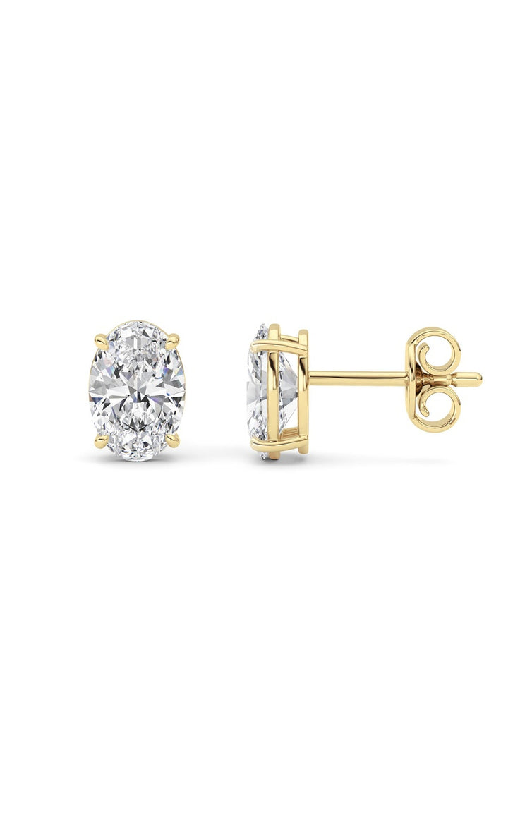 14K White Gold Earring KJ00206E.OV-4-21F