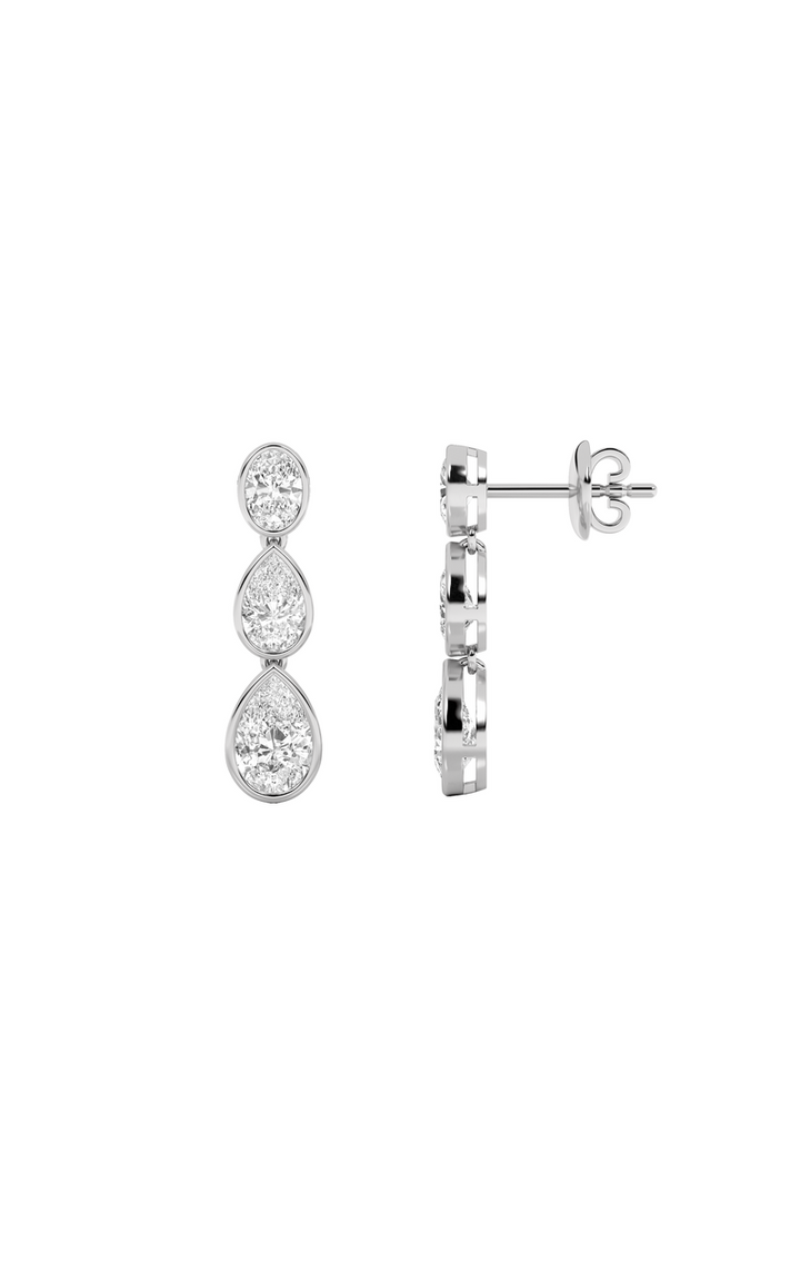 14K White Gold Earring KJ01944E.PS-5-21F