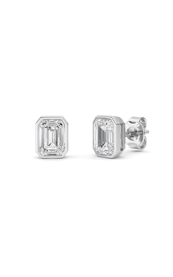 14K White Gold Earring KJ40039E.EM-2-21F
