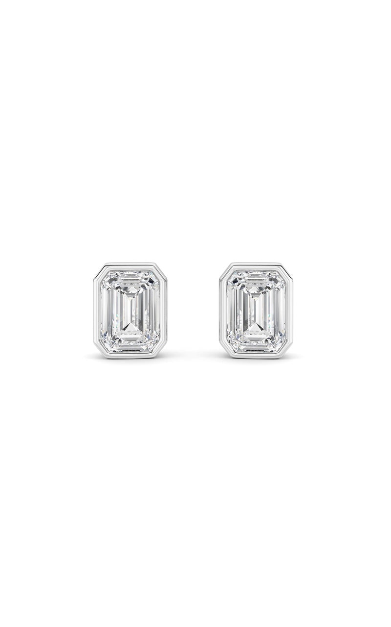 14K White Gold Earring KJ40039E.EM-2-21F
