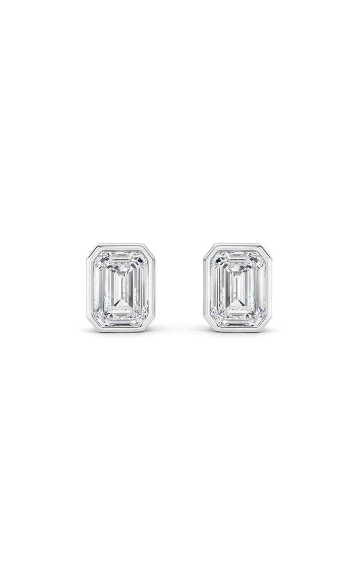 14K White Gold Earring KJ40039E.EM-2-21F