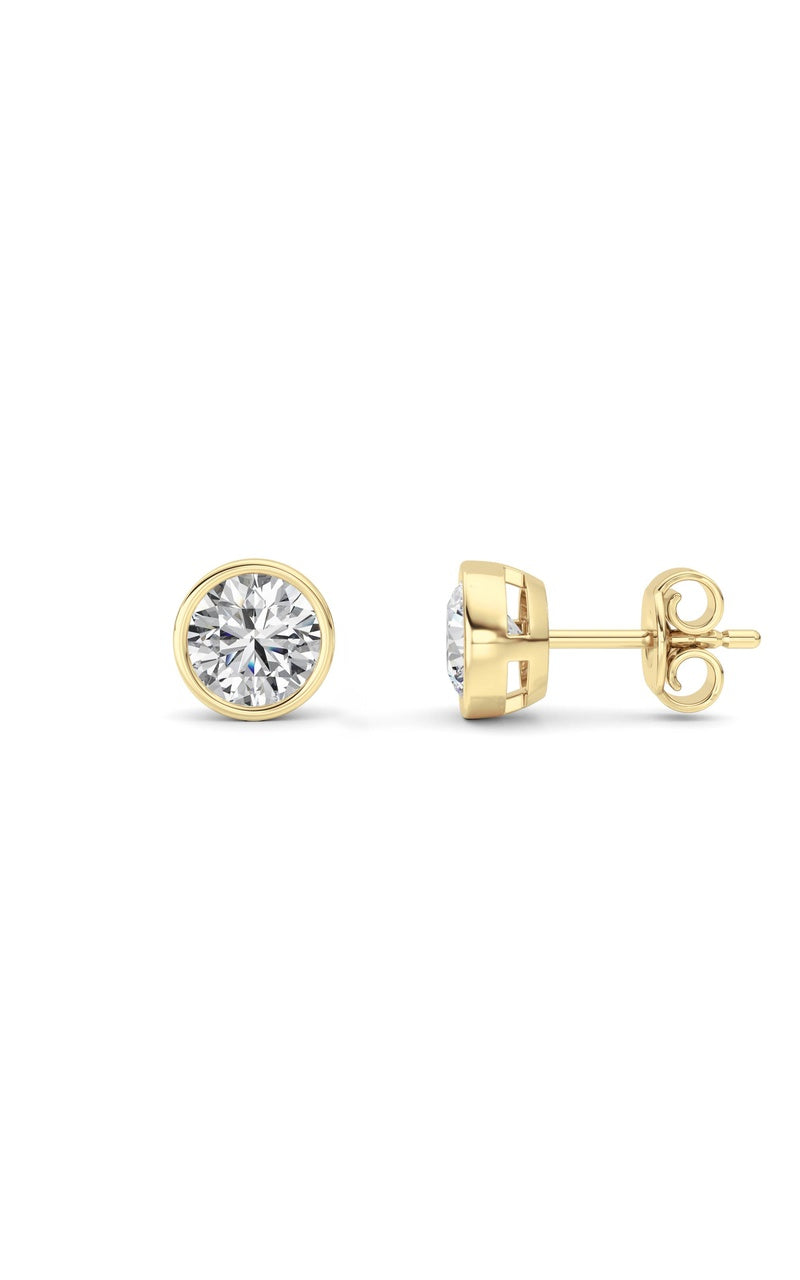 14K White Gold Earring KJ40039E.RD-2-21F