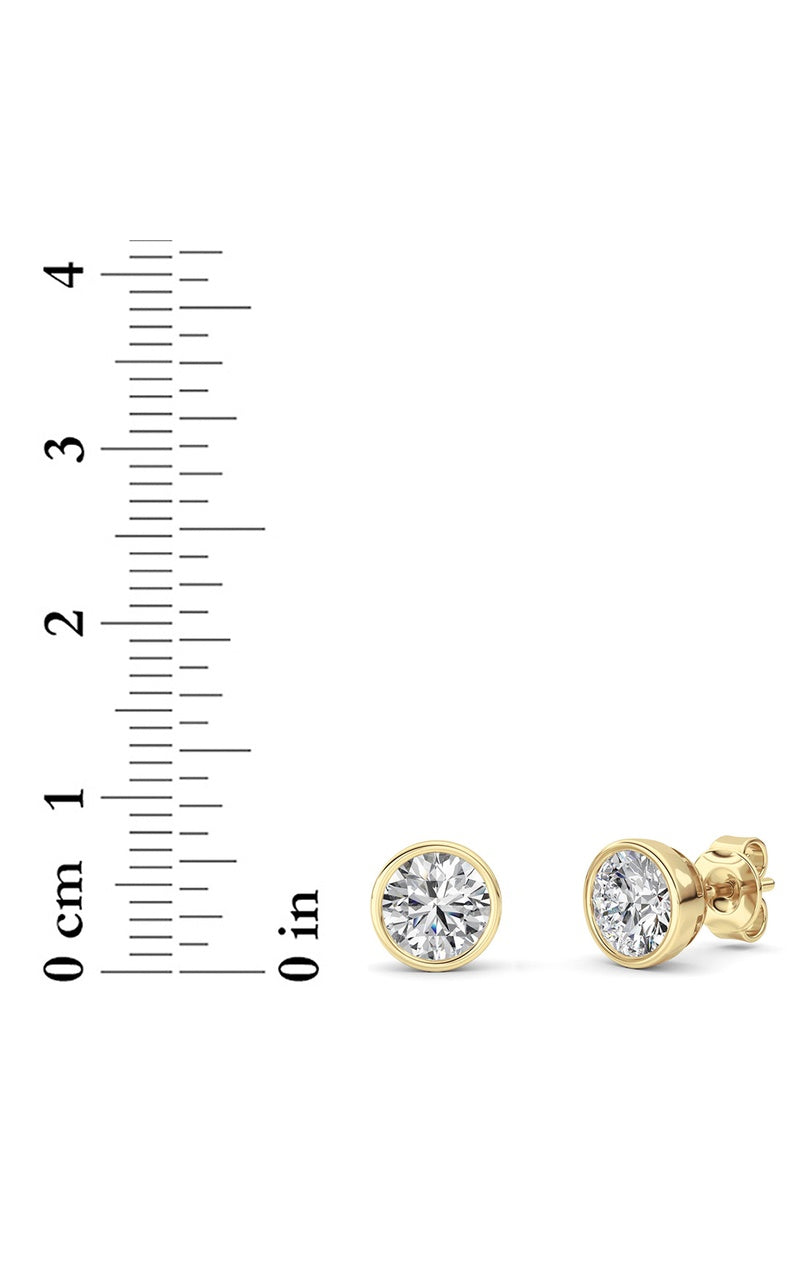 14K White Gold Earring KJ40039E.RD-2-21F